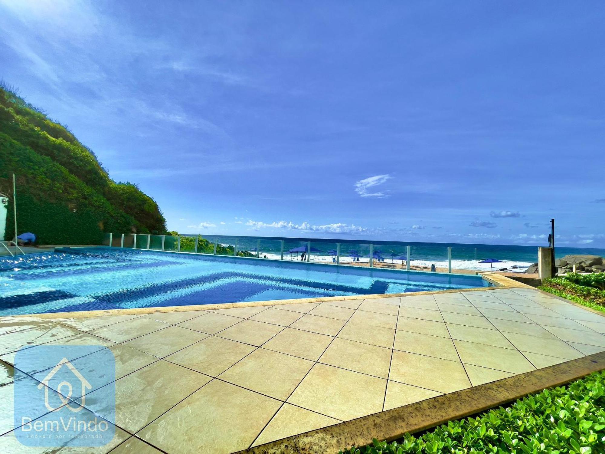 Apartamento Completo Com Vista Mar E Pe Na Areia 살바도르 외부 사진