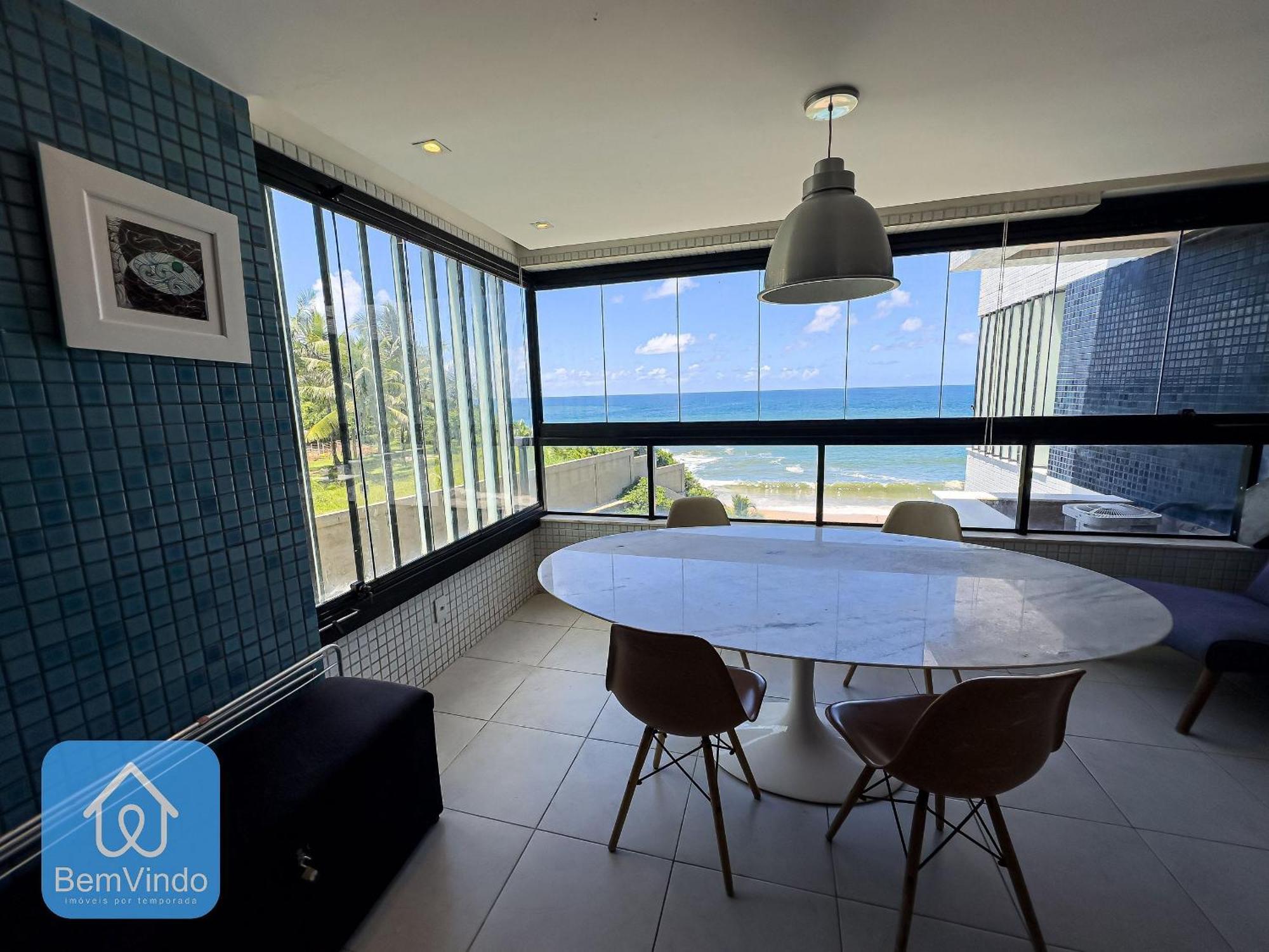 Apartamento Completo Com Vista Mar E Pe Na Areia 살바도르 외부 사진