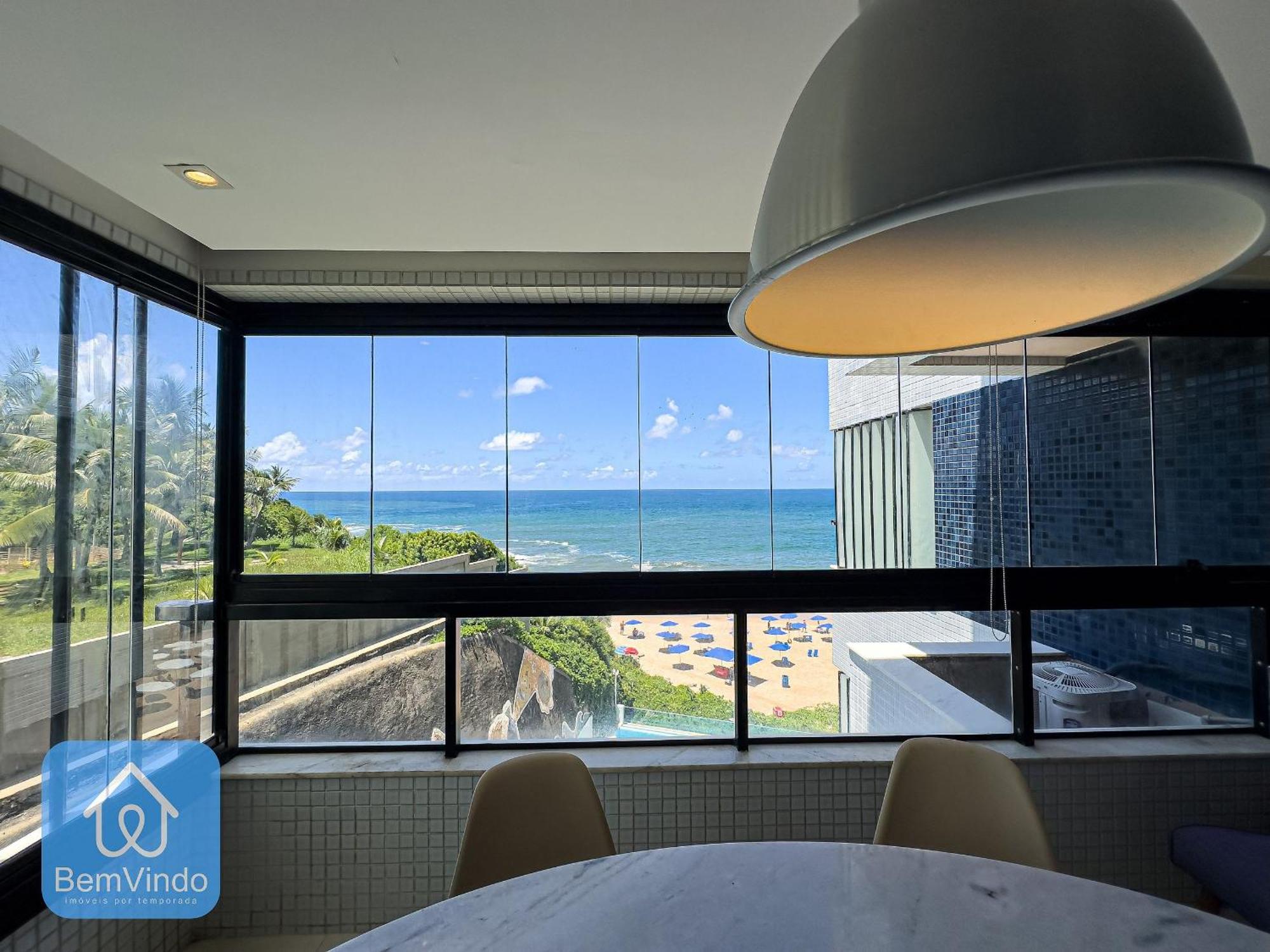 Apartamento Completo Com Vista Mar E Pe Na Areia 살바도르 외부 사진