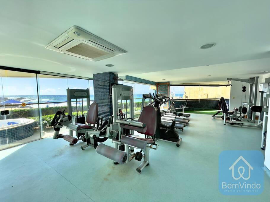 Apartamento Completo Com Vista Mar E Pe Na Areia 살바도르 외부 사진