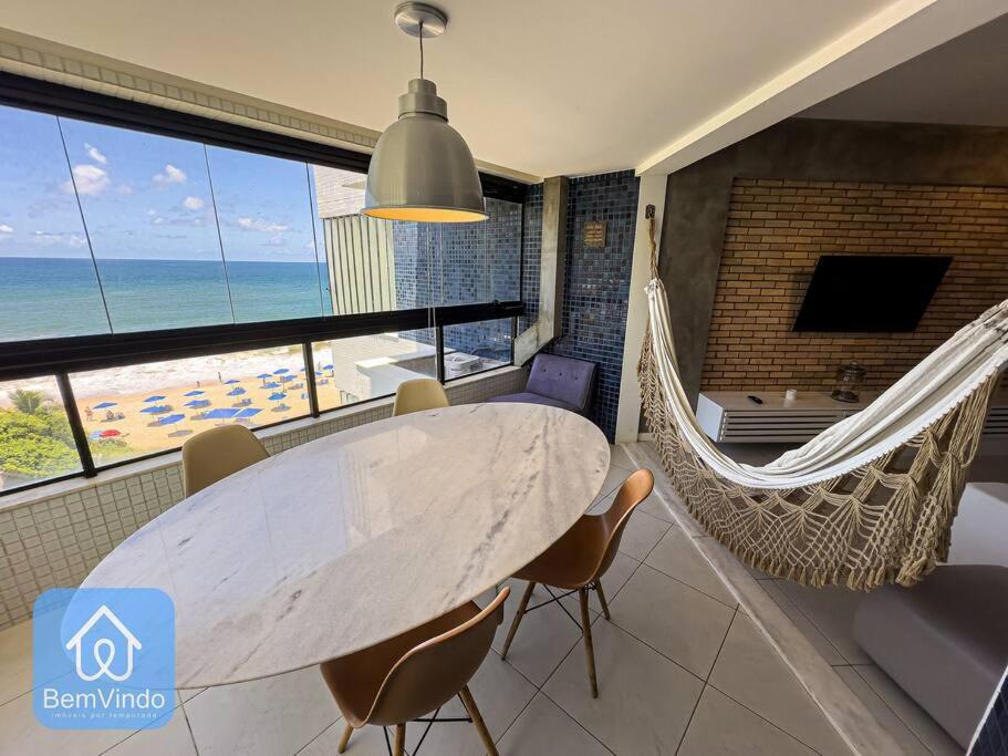 Apartamento Completo Com Vista Mar E Pe Na Areia 살바도르 외부 사진