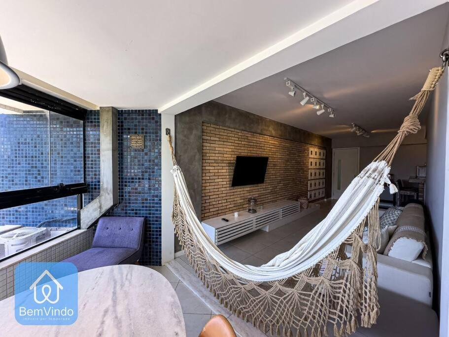 Apartamento Completo Com Vista Mar E Pe Na Areia 살바도르 외부 사진